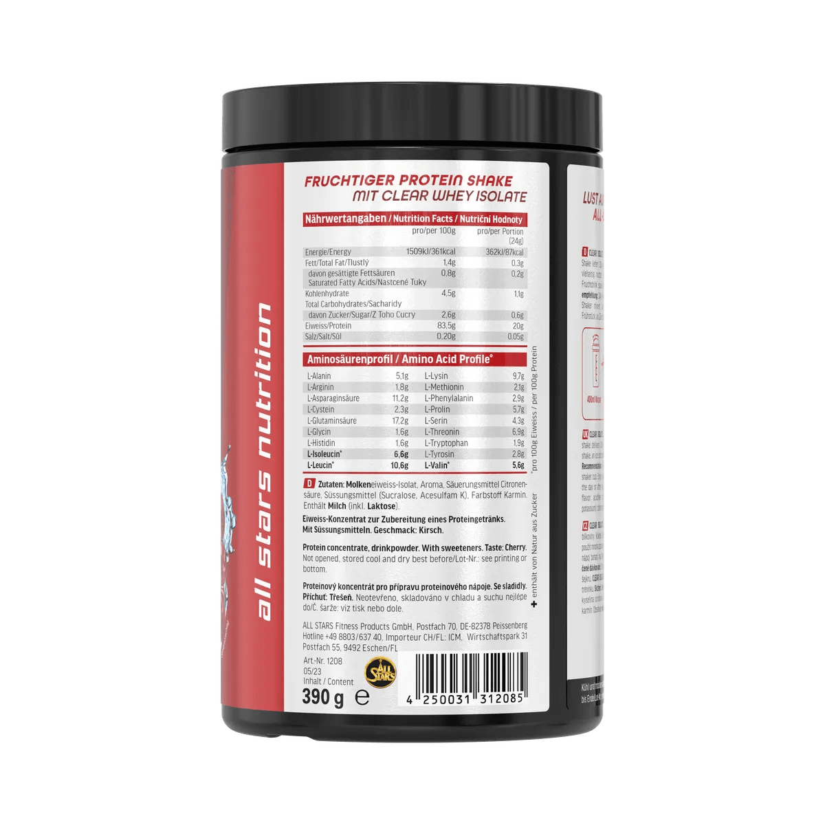 Clear Isolate Whey Protein 390g - MANIAC Nutrition
