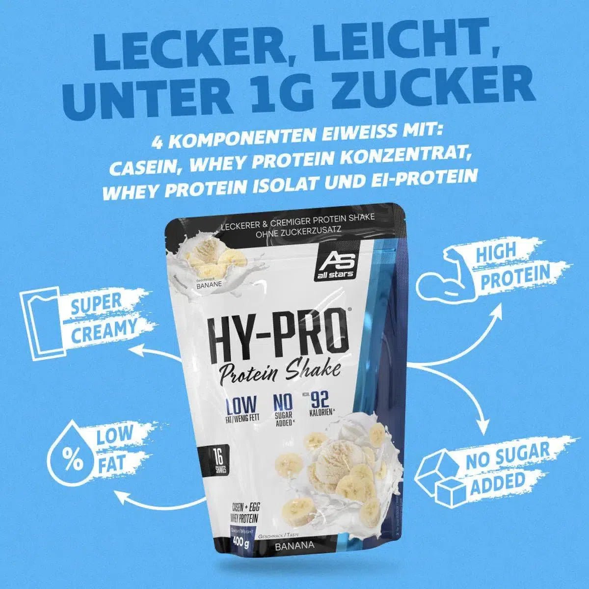 HY - PRO 400g Beutel - MANIAC Nutrition