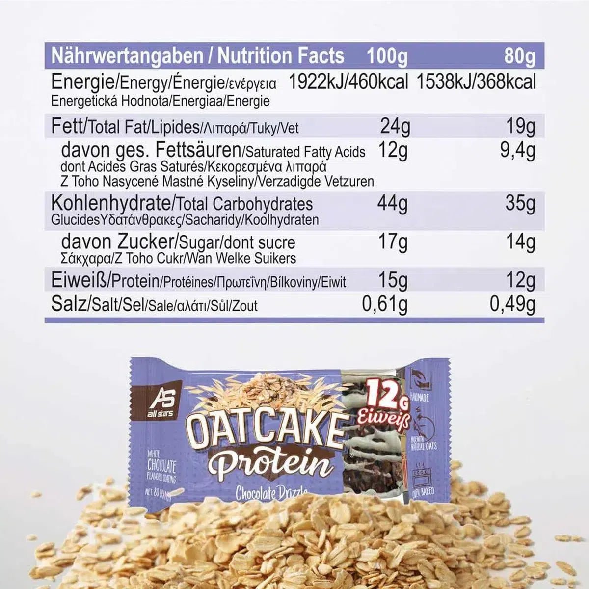 OATCAKE 12x Protein Bar - MANIAC Nutrition