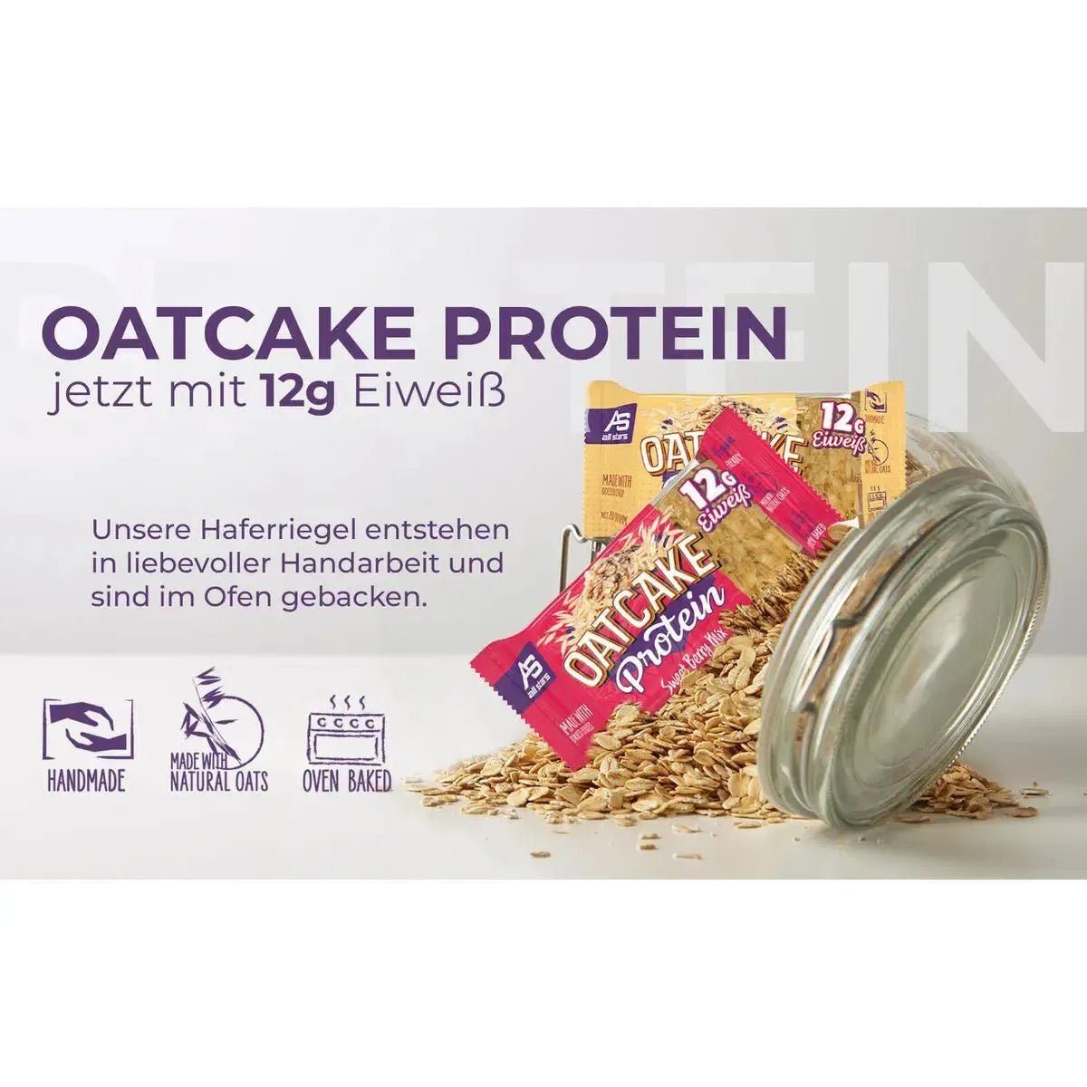 OATCAKE 12x Protein Bar - MANIAC Nutrition