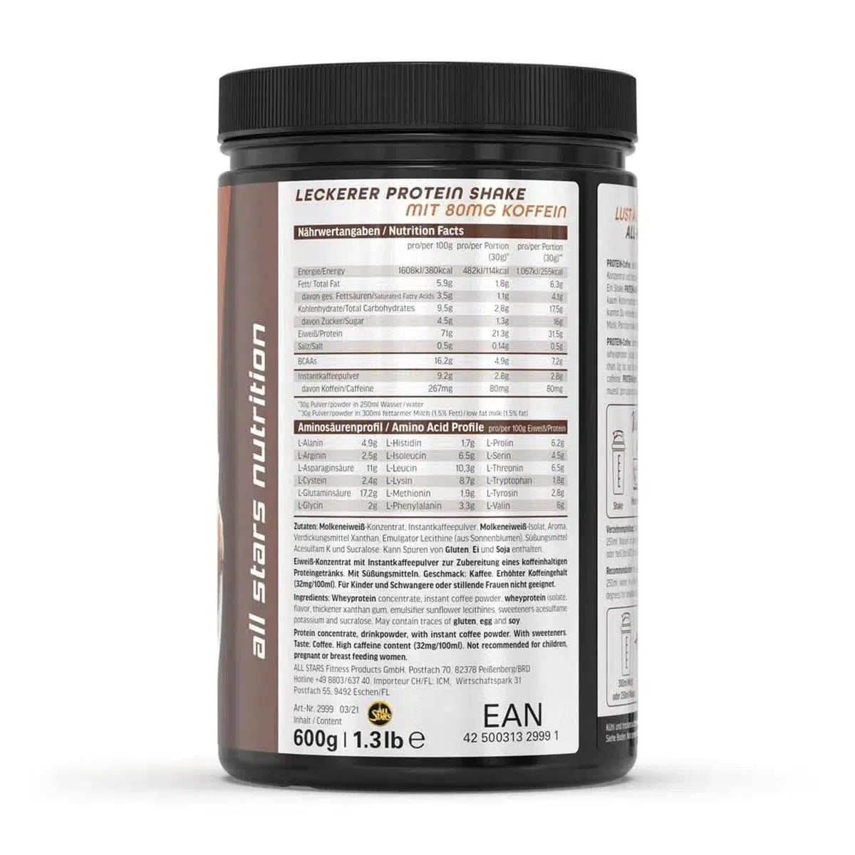 Protein Coffee 600g Dose - MANIAC Nutrition