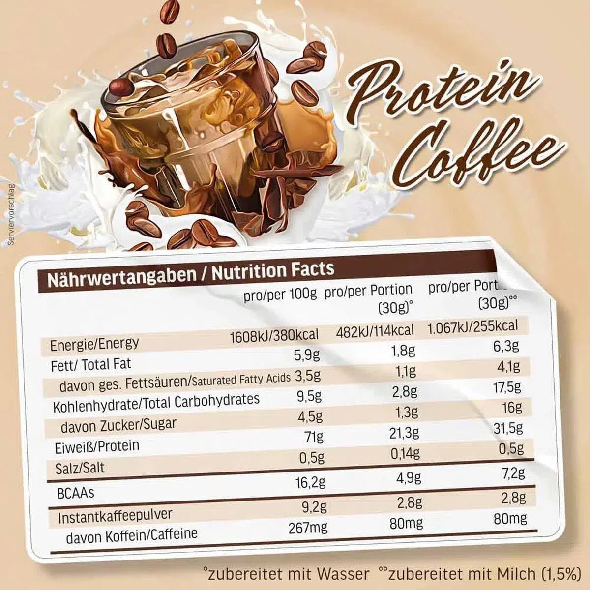 Protein Coffee 600g Dose - MANIAC Nutrition