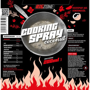 Coconut Cooking Spray 200ml - MANIAC Nutrition