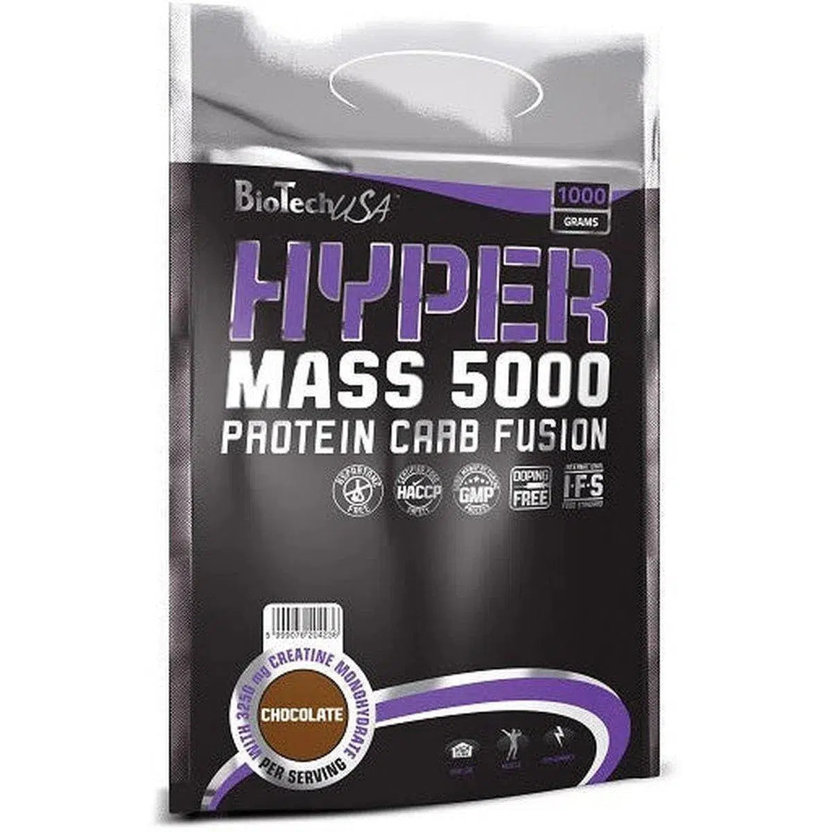 Hyper Mass 1000g-Weight Gainer-BioTech USA-Vanille-Maniac-Sports