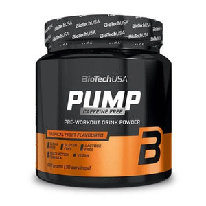 Pump Caffein Free Pre-Workout 330g-Pre Workout Booster-BioTech USA-Tropische Früchte-Maniac-Sports