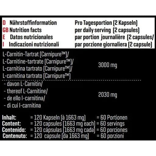 Carnipure 1500 120 Kapseln - MANIAC Nutrition