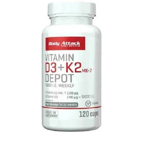 Vitamin D3+K2 120 caps - MANIAC Nutrition