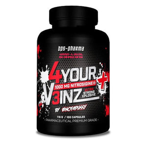 4 Your Veinz Plus 100 Kapseln Nitrosigine-Mineralstoffe-BPS-Pharma-Maniac-Sports