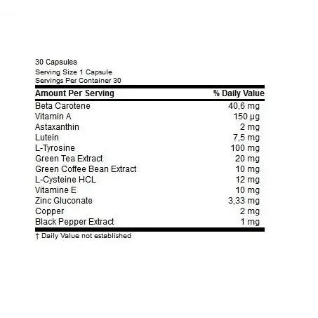 Beta SUN 30 caps - MANIAC Nutrition