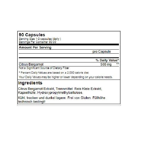 Citrus Bergamot 90 Kapseln - MANIAC Nutrition