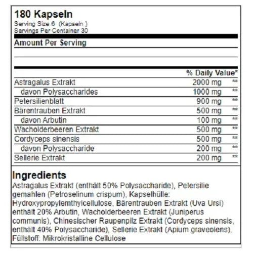 Kidney Support Complex 180 Kapsel - MANIAC Nutrition