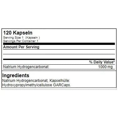 Natron 120 Kapseln - MANIAC Nutrition