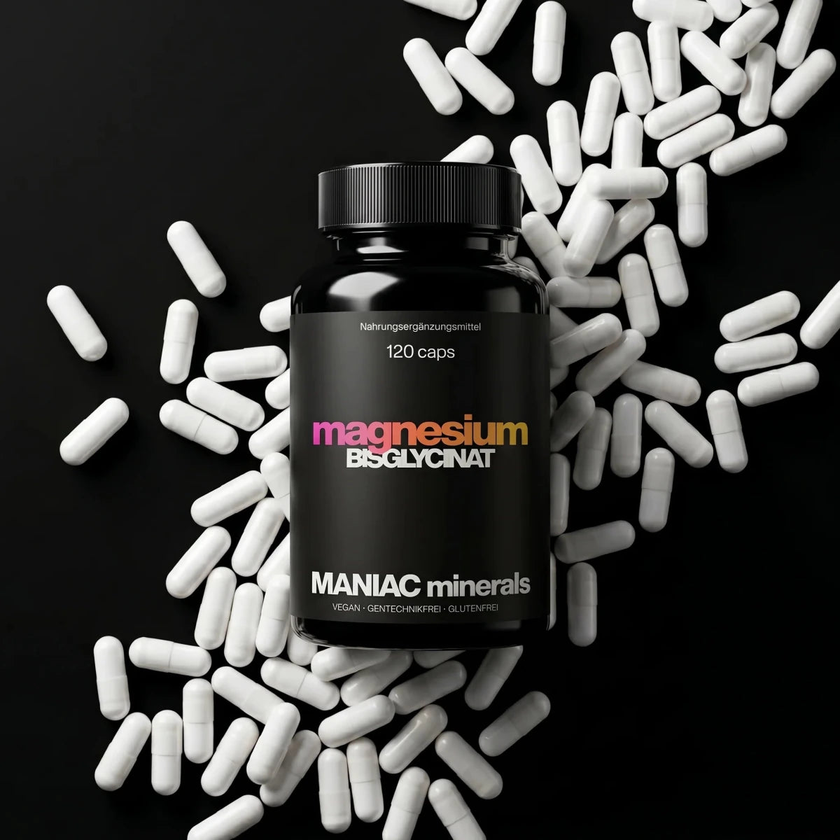 Magnesium Bisglycinat 120 Kapseln - MANIAC Nutrition
