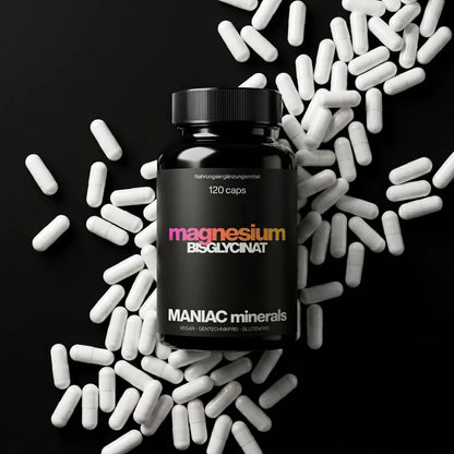 Magnesium Bisglycinat 120 Kapseln - MANIAC Nutrition