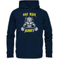 One Man Army Hoodie-Hoodies-maniac-sports-French Navy-XS-Maniac-Sports