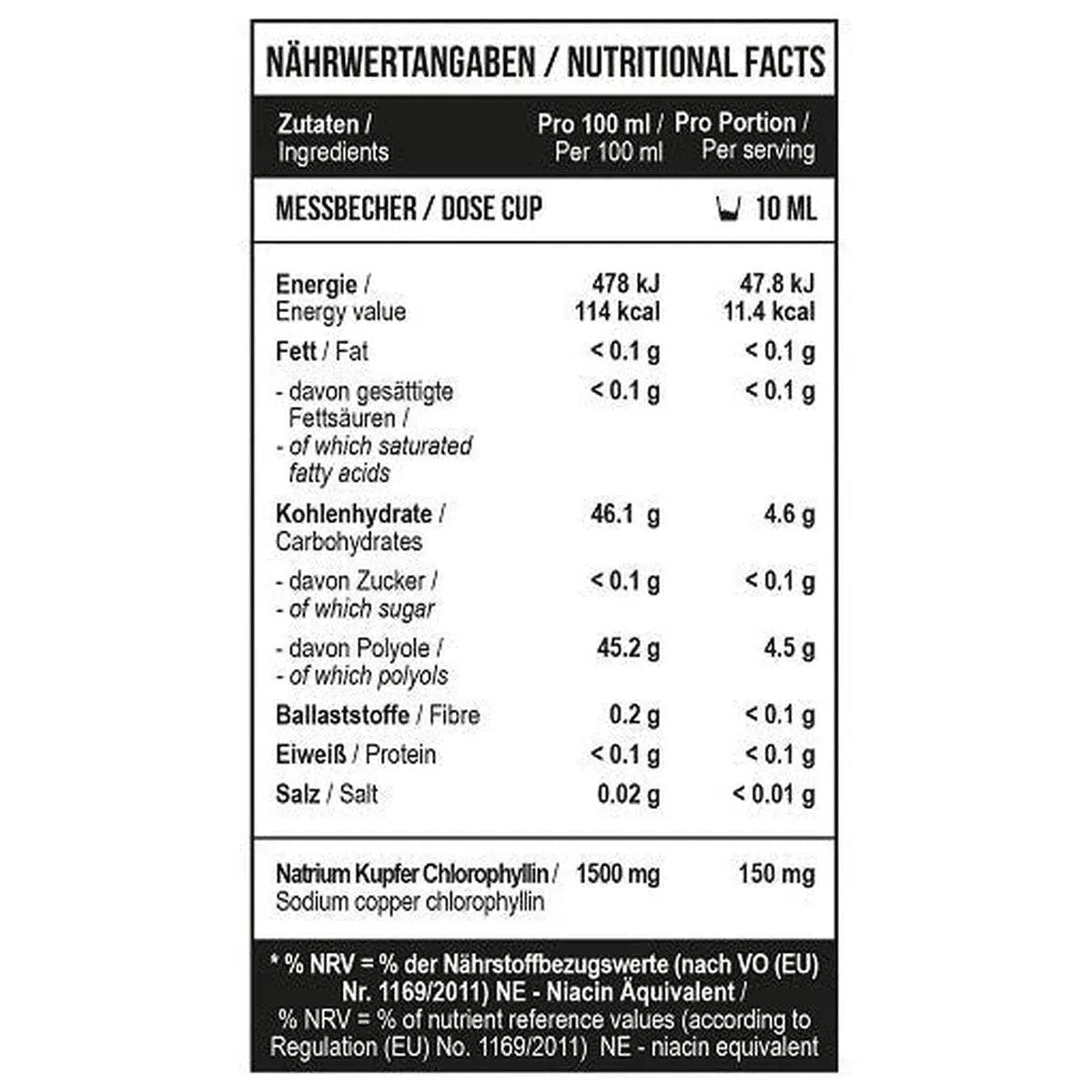 Chlorophyll 1000 ml-Mineralstoffe-MST-Maniac-Sports