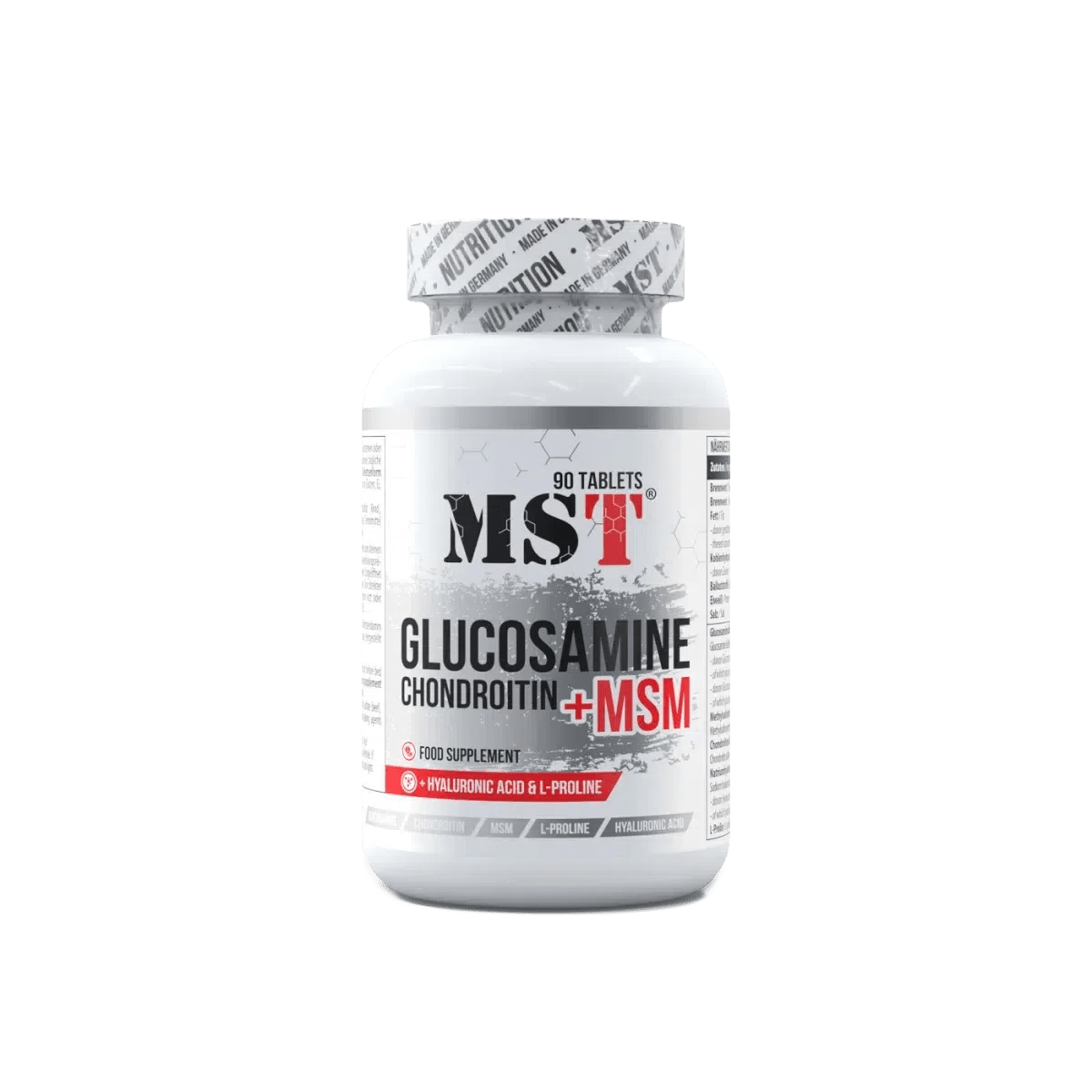Chondroitin Glucosamine MSM + HA 90Tabl. - MANIAC Nutrition