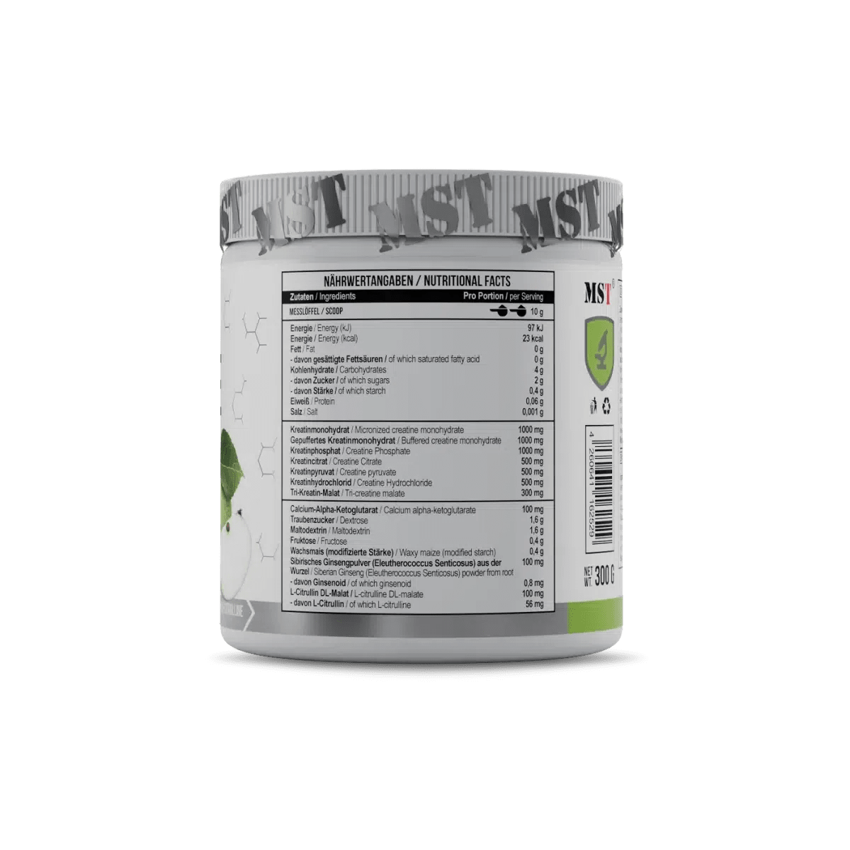 Creatine Kick 300g Green Apple - MANIAC Nutrition