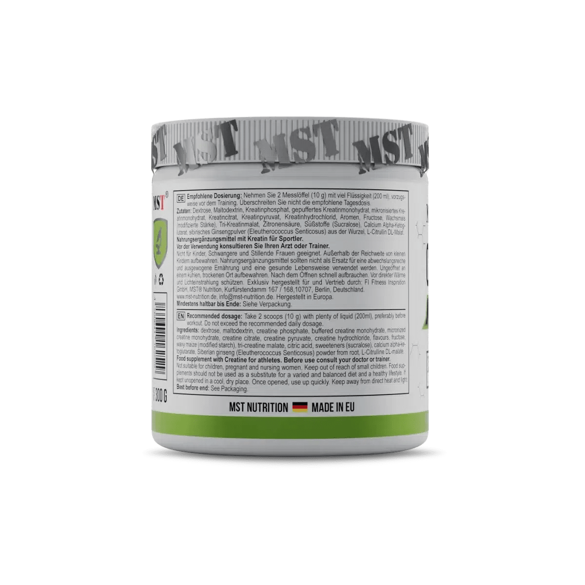 Creatine Kick 300g Green Apple - MANIAC Nutrition