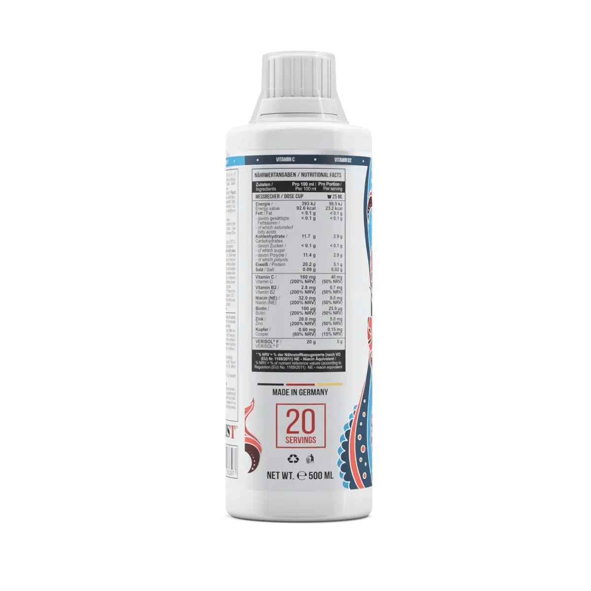 Fish collagen Peptides + Verisol 500 ml Cherry - MANIAC Nutrition