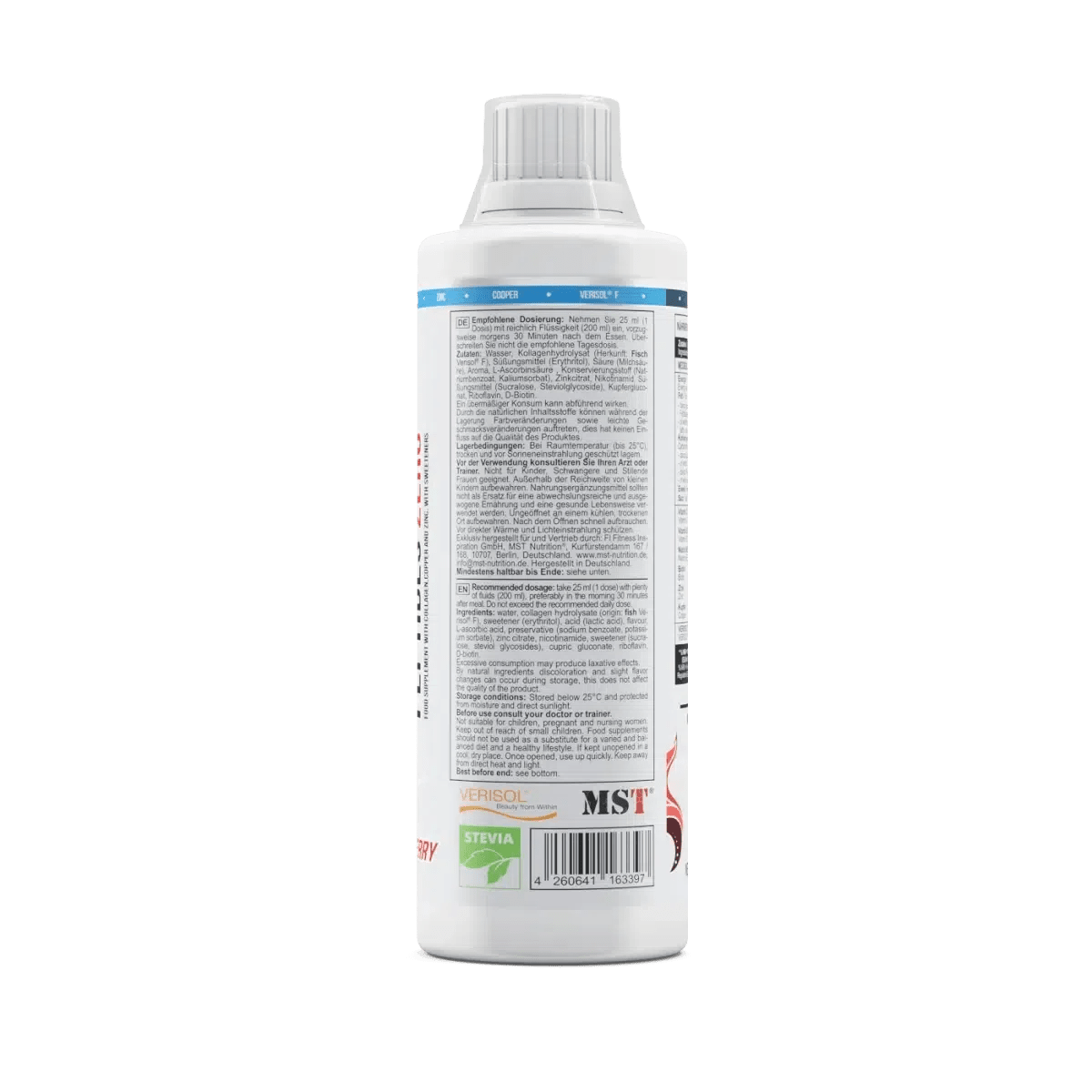 Fish collagen Peptides + Verisol 500 ml Cherry - MANIAC Nutrition