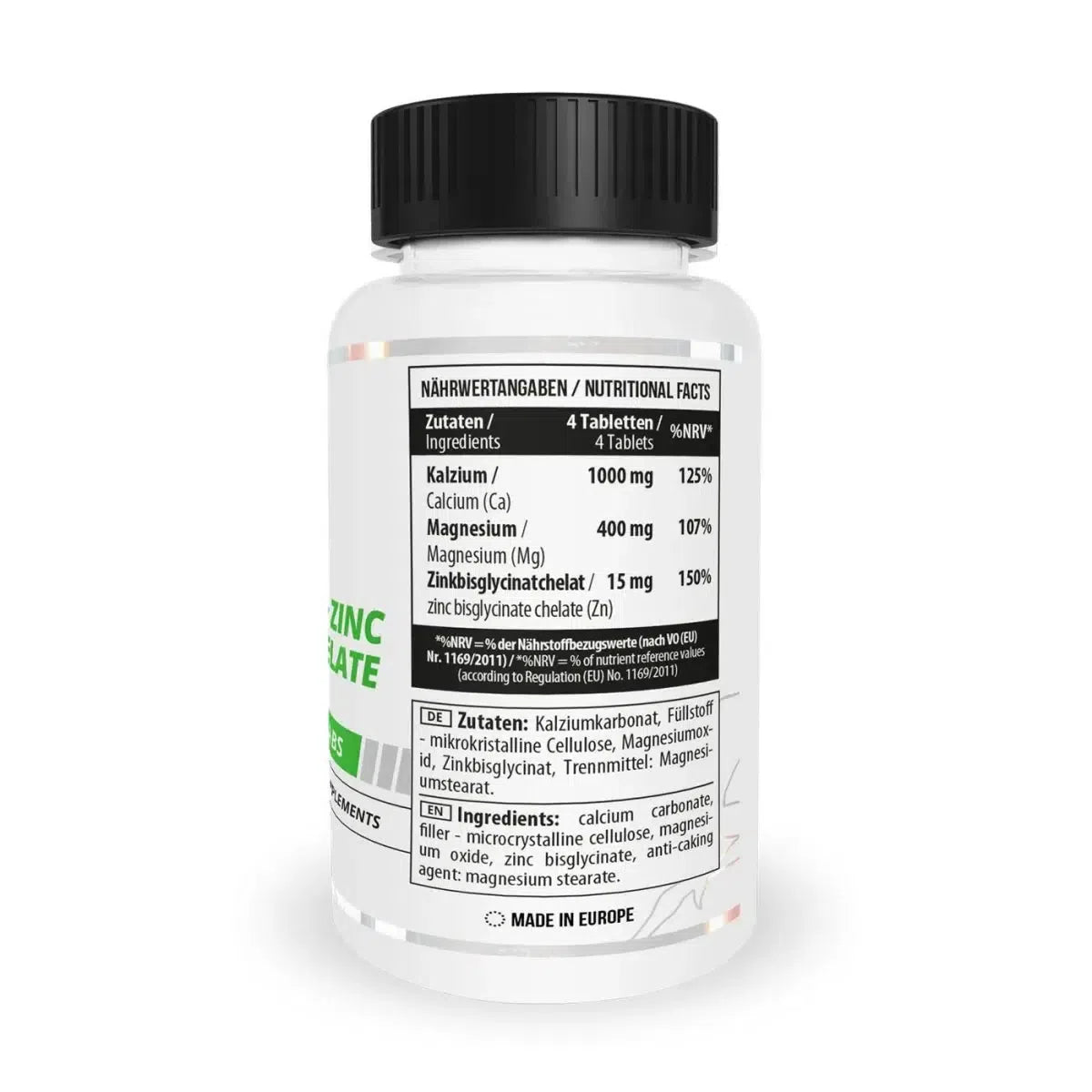 Healthy Calcium Magnezium + Zinc Chelate 100 Tabl. - MANIAC Nutrition