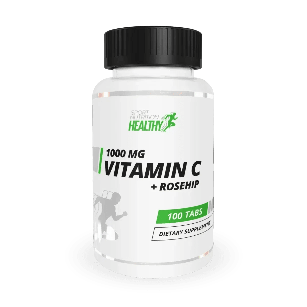 Healthy Vitamin C + Rosehip 1000mg 100 Tabl. - MANIAC Nutrition