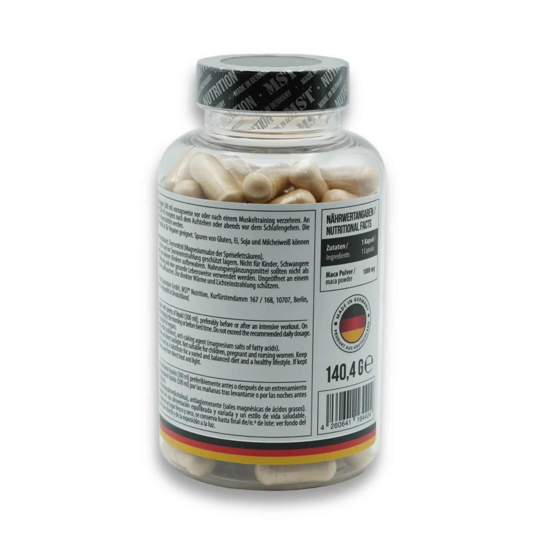 MACA 1000mg 120 Caps-Mineralstoffe-MST-Maniac-Sports