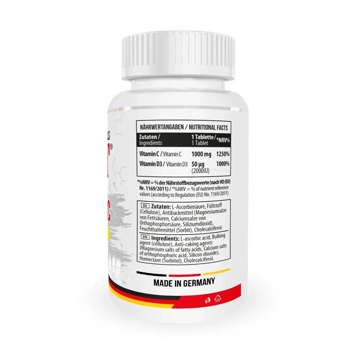 Vitamin C 1000 + D3 100 Tabl. - MANIAC Nutrition