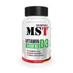Vitamin D3 5000IU 120 Softgels - MANIAC Nutrition