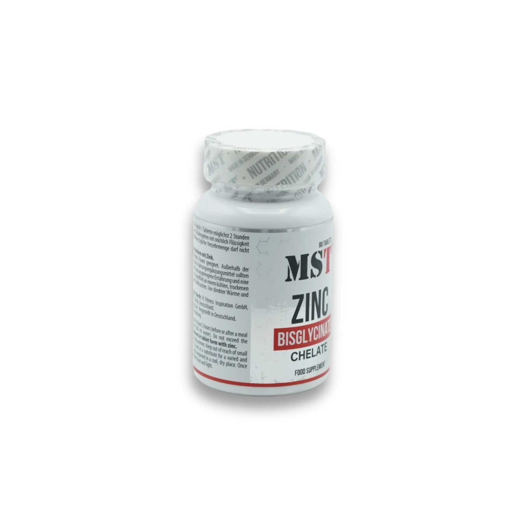 Zinc Chelate Bisglycinate 90 Tabl.-Mineralstoffe-MST-Maniac-Sports
