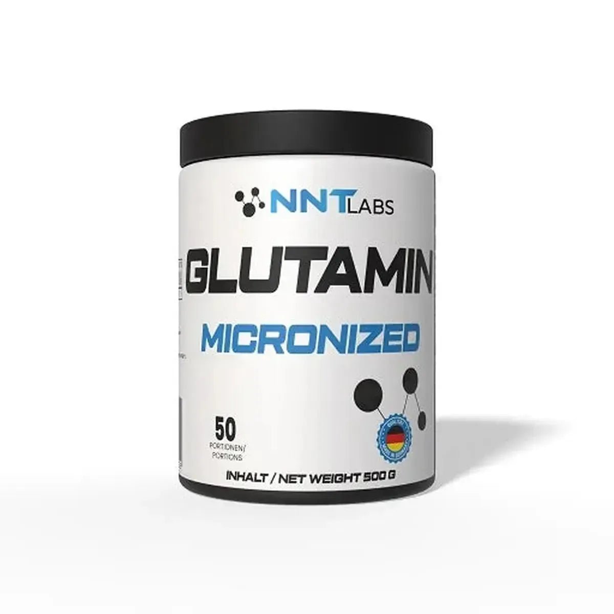 Glutamin 500g mix Dose - MANIAC Nutrition