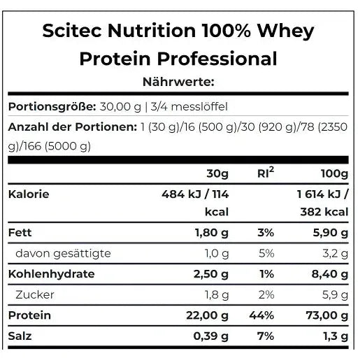 100% Whey Protein Professional 1000g - MANIAC Nutrition